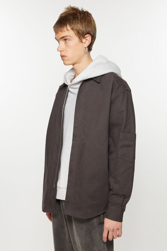 (image for) Delicious Twill zipper overshirt jacket